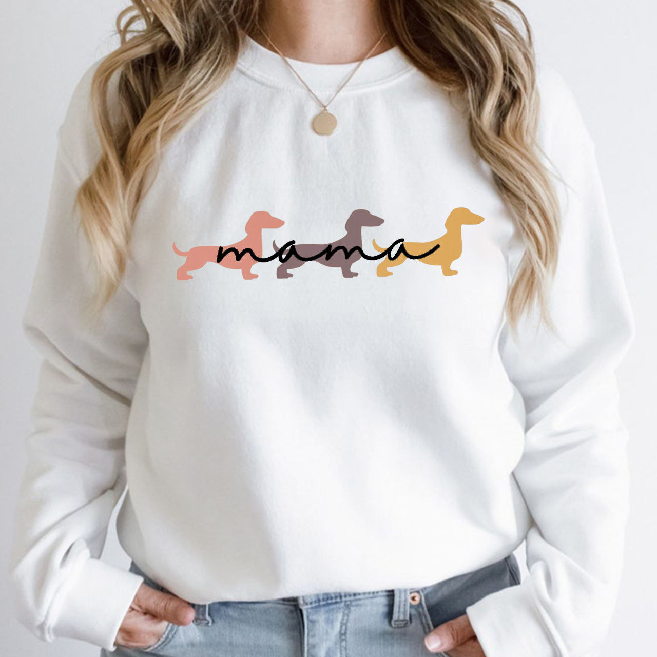 Cute Dachshund Mom Sweatshirt