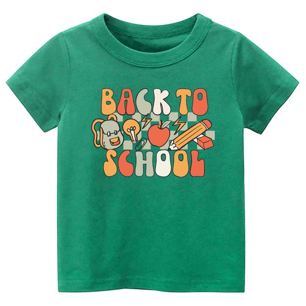 Backpack Apple Pencil Back To School Kids Shirt