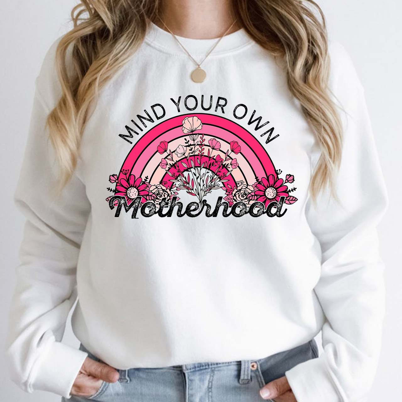 Mind Your Own Motherhood Retro Sweatshirt