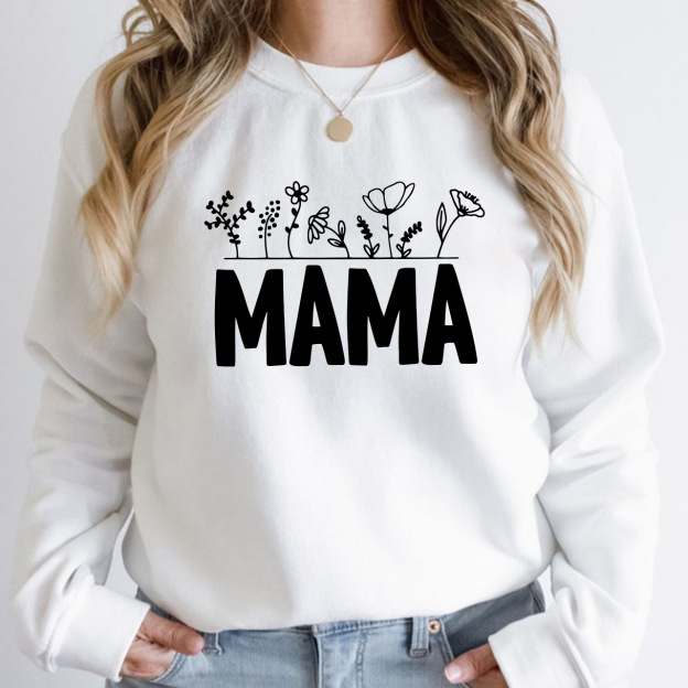 Wild Flower Sweatshirt For The Best Mom