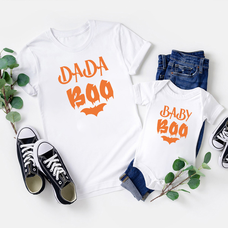 Halloween Family Boo Matching T-Shirts