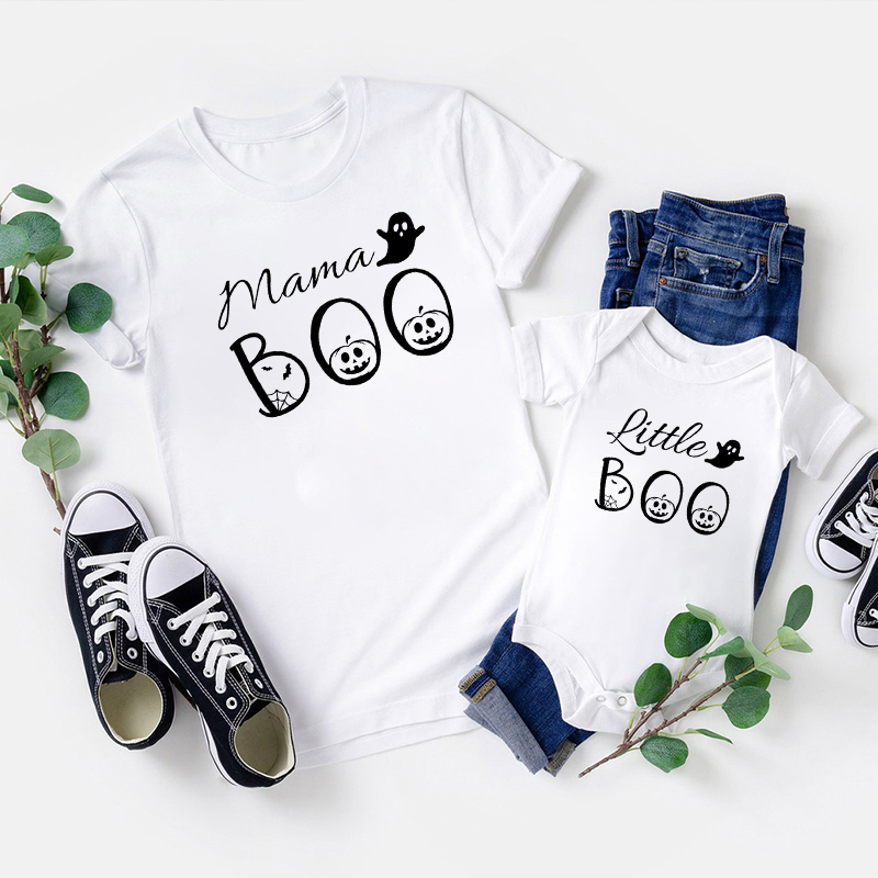 Halloween Pumpkin Imp Boo Family Matching T-Shirts