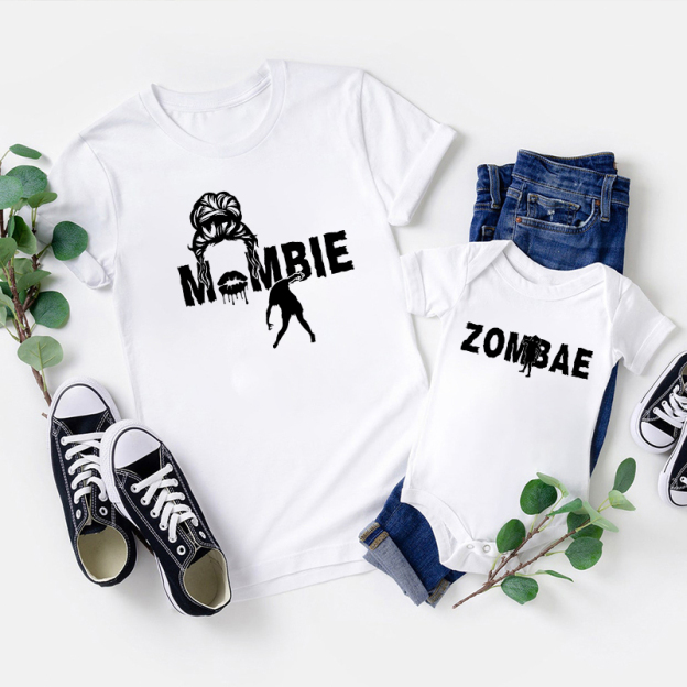 Halloween Zombie Family Matching T-Shirts