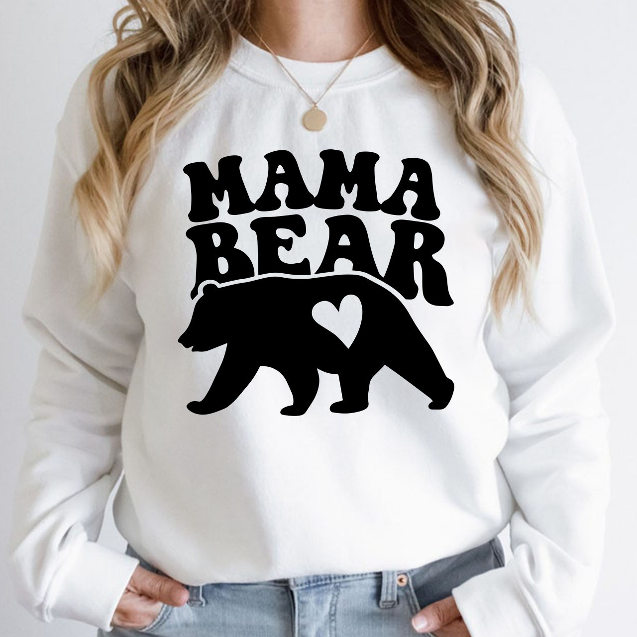 Mama Bear Sweatshirt For Mom 