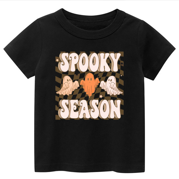 Spooky Season - Retro Halloween Kids Shirt 