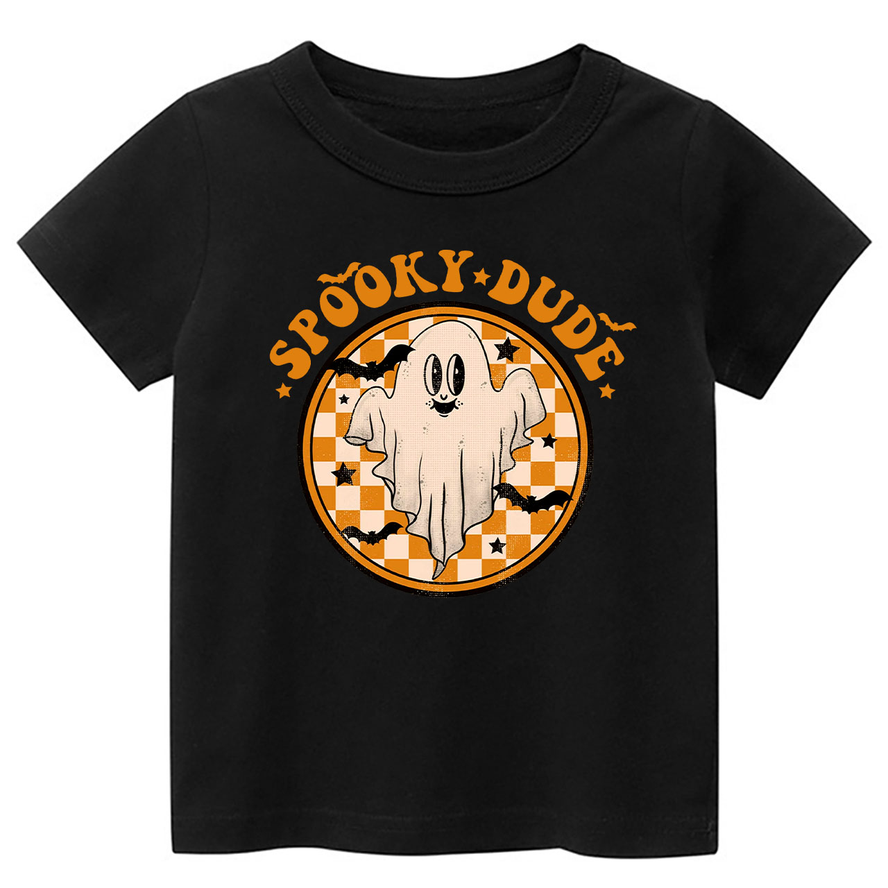 Retro Halloween Spooky Dude Fall Toddler Tees