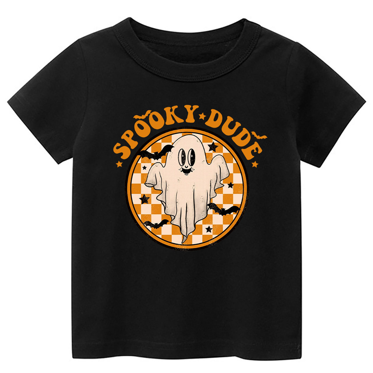 Retro Halloween Spooky Dude Fall Toddler Tees