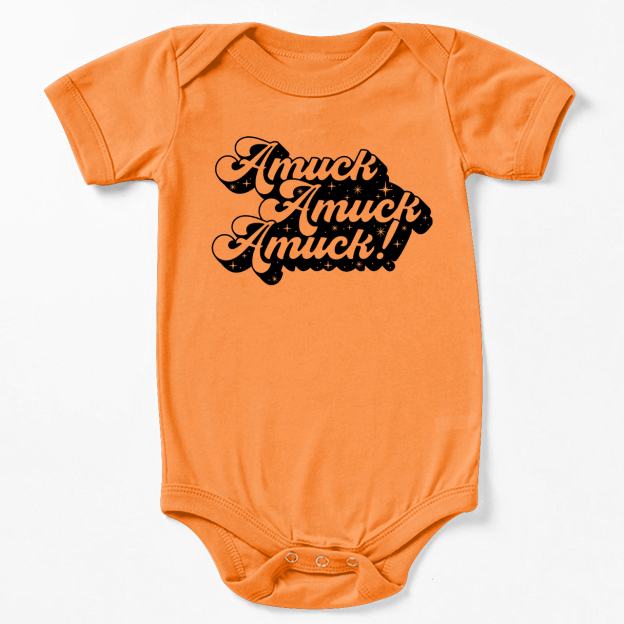 Amuck Retro Hocus Pocus Halloween Baby Bodysuit