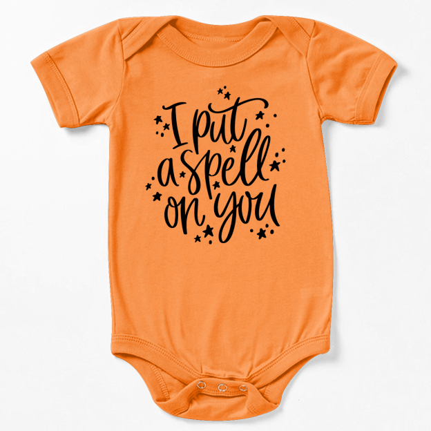 I Put A Spell On You Halloween Baby Bodysuit