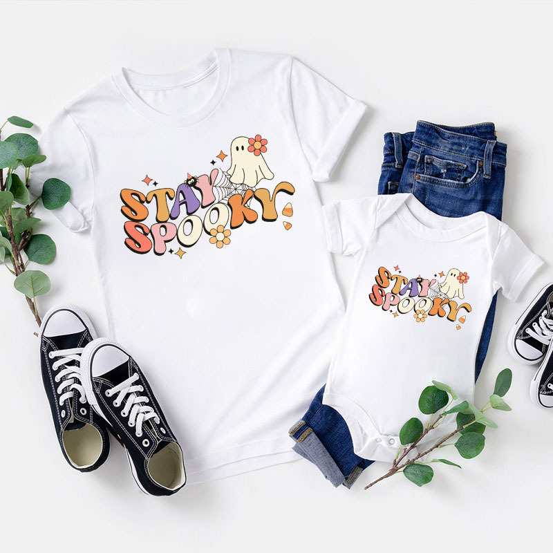 Halloween Party Stay Spooky Matching Family Tees
