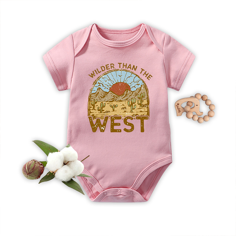 Wilder Than The West Bodysuit For Baby