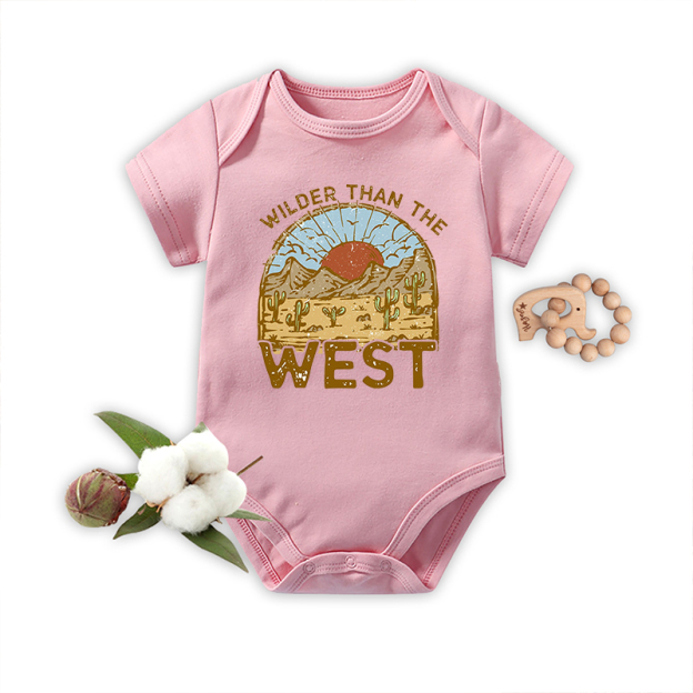Wilder Than The West Bodysuit For Baby