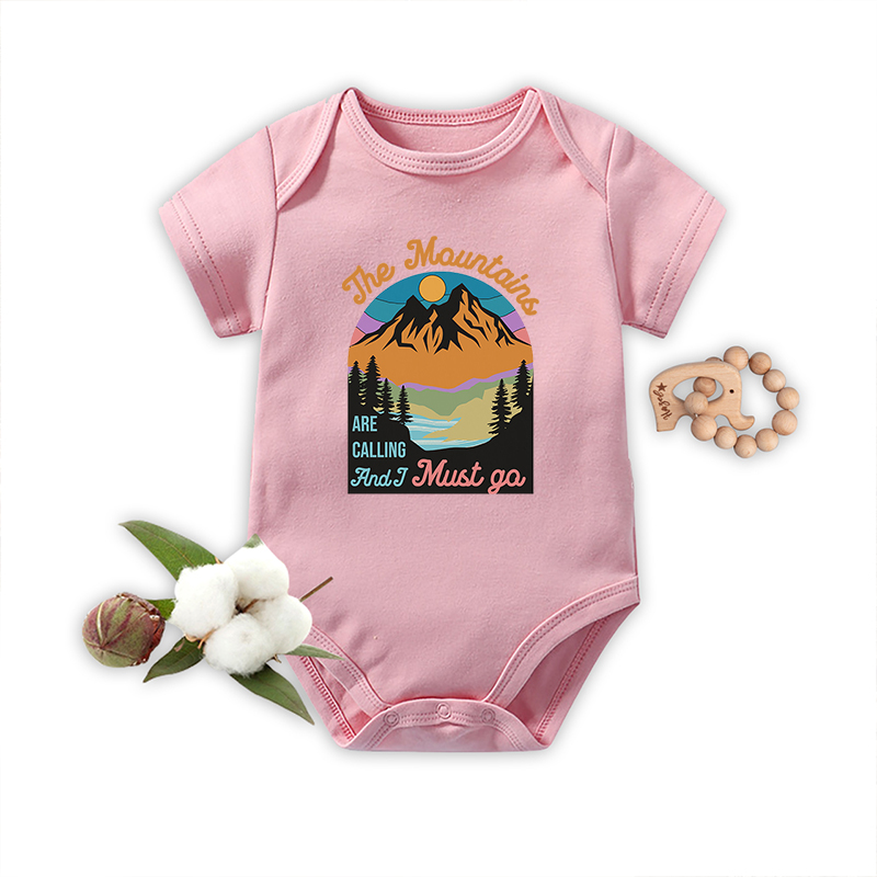 The Mountains Are Calling Bodysuit For Baby