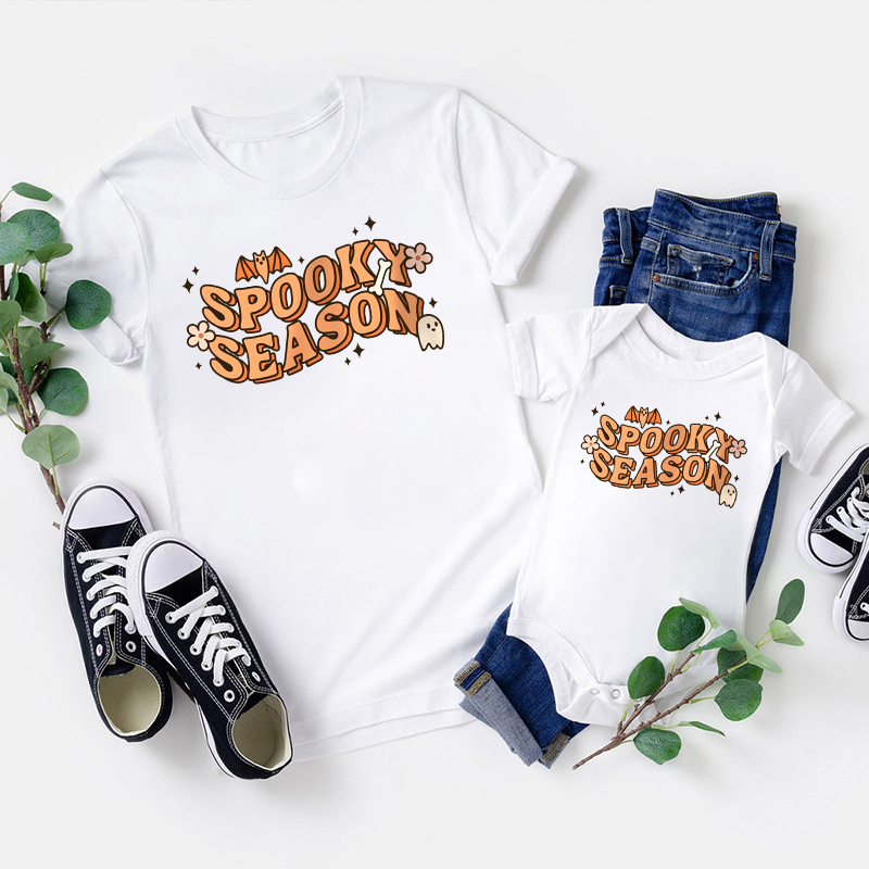 Halloween Spooky Season Matching Family Shirts