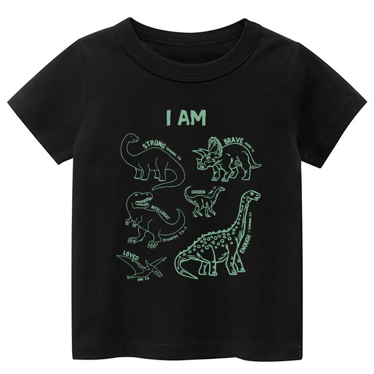 Dinosaurs Affirmation Words Kids Shirt