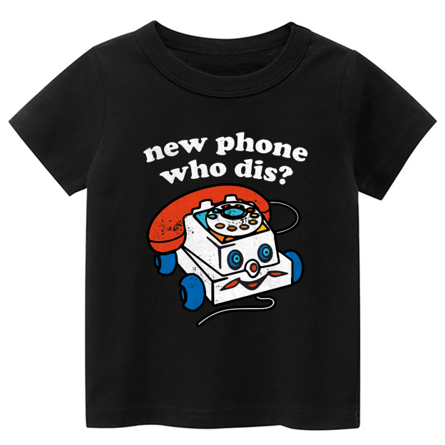 New Phone Who Dis Kids Shirt