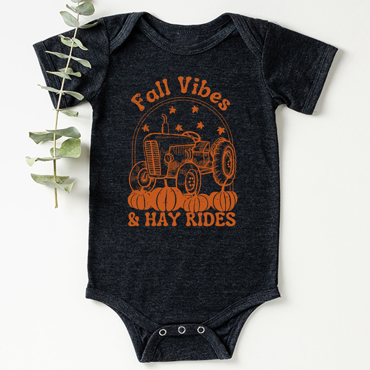 Fall Vibes And Hayrides Baby Bodysuit