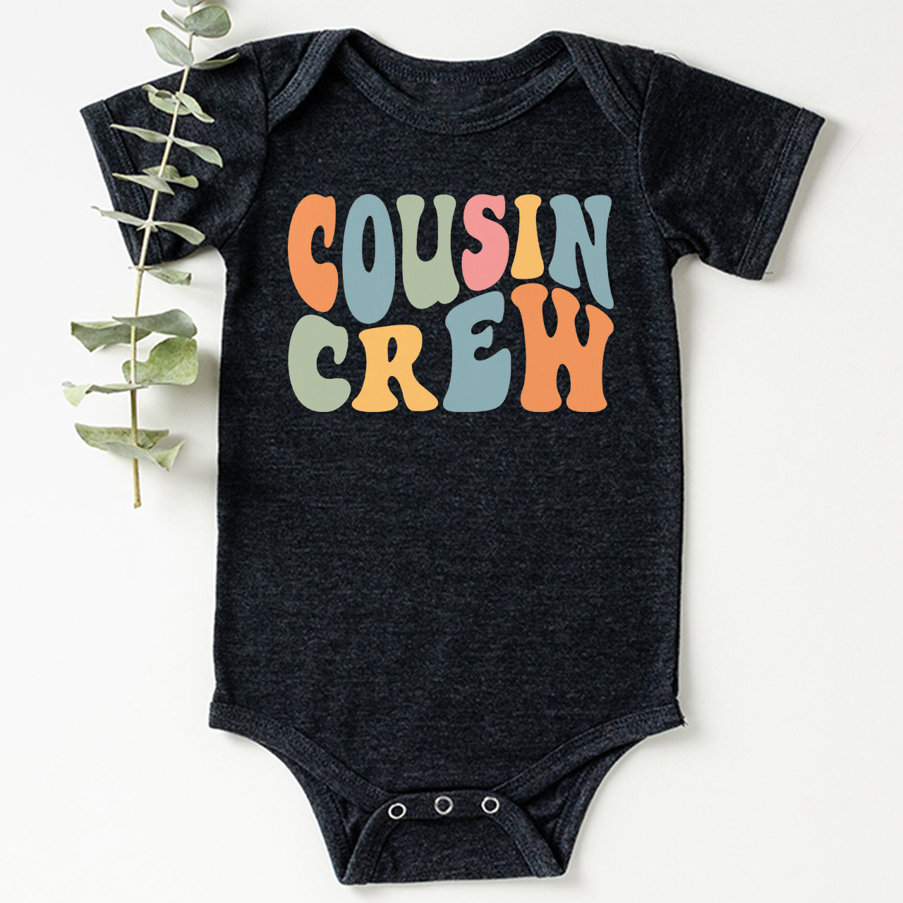 Retro Cousin Crew Bodysuit For Baby