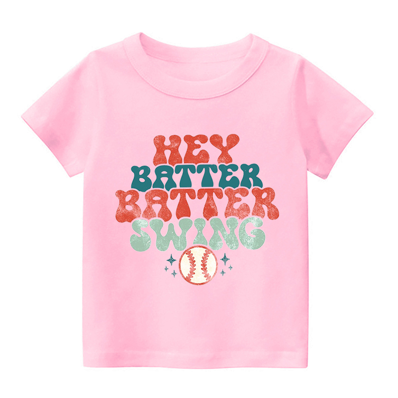 Hey Batter Batter Swing Baseball Toddler Shirt