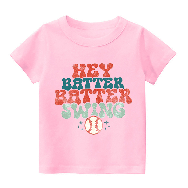 Hey Batter Batter Swing Baseball Toddler Shirt
