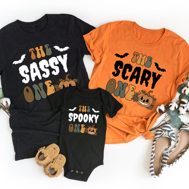 Funny Group Spooky Season Matching Shirts For Family