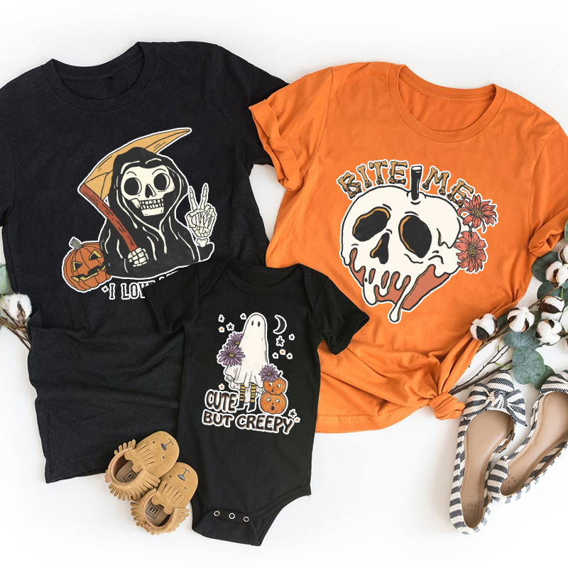 Family Group Halloween Party Tees