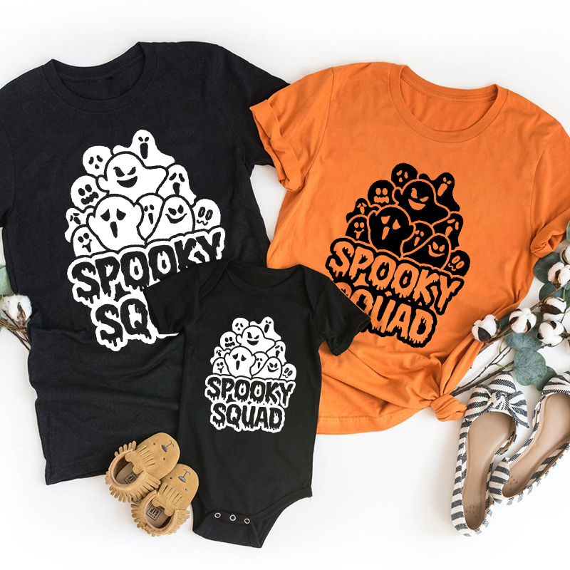 Matching Family Tees Spooky Squad