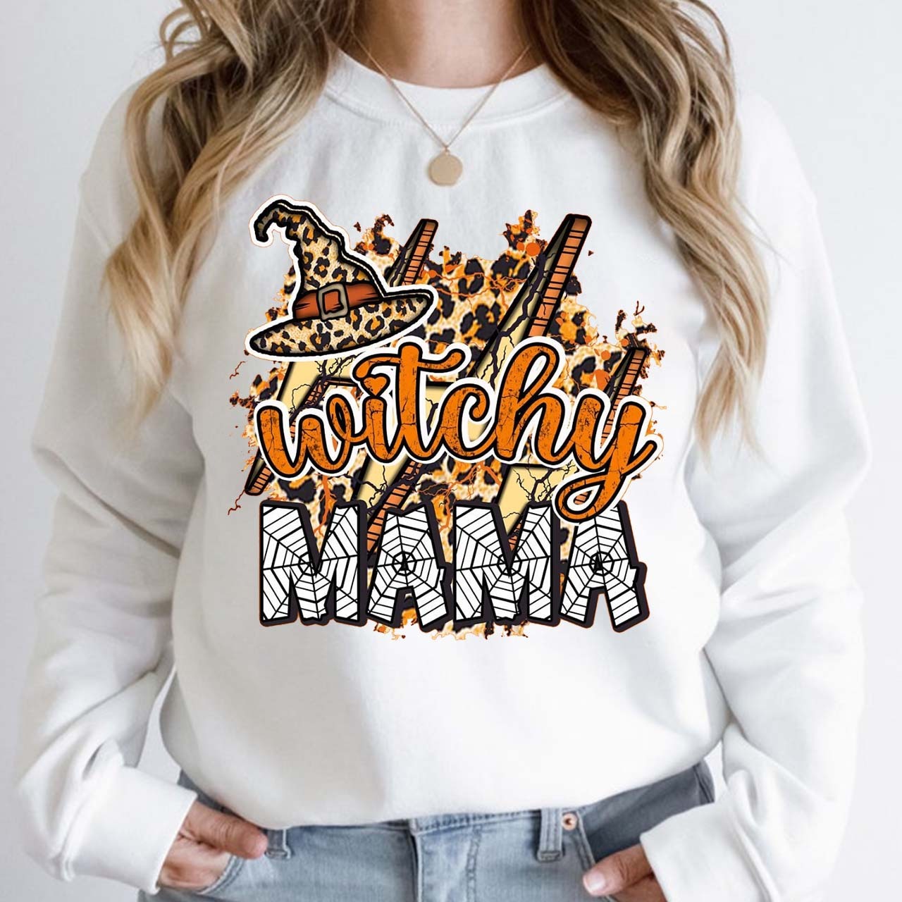 Halloween Witchy Mama Sweatshirt For Mama