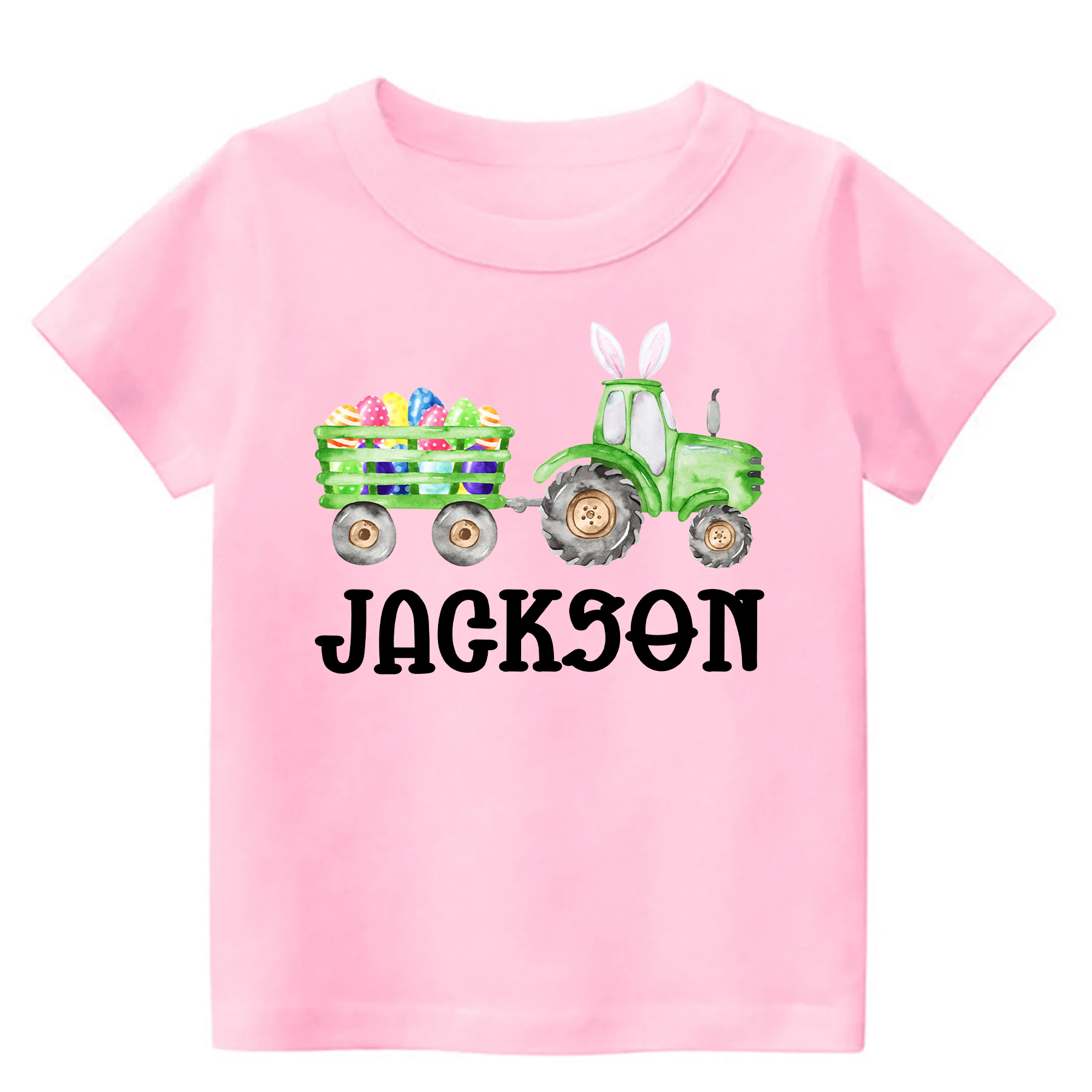 Personalized Bunny&Truck Easter Kids Shirt