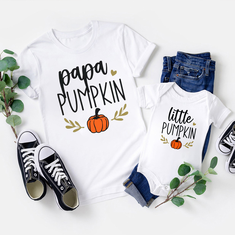 Pumpkin Heart Matching Family Group Shirts