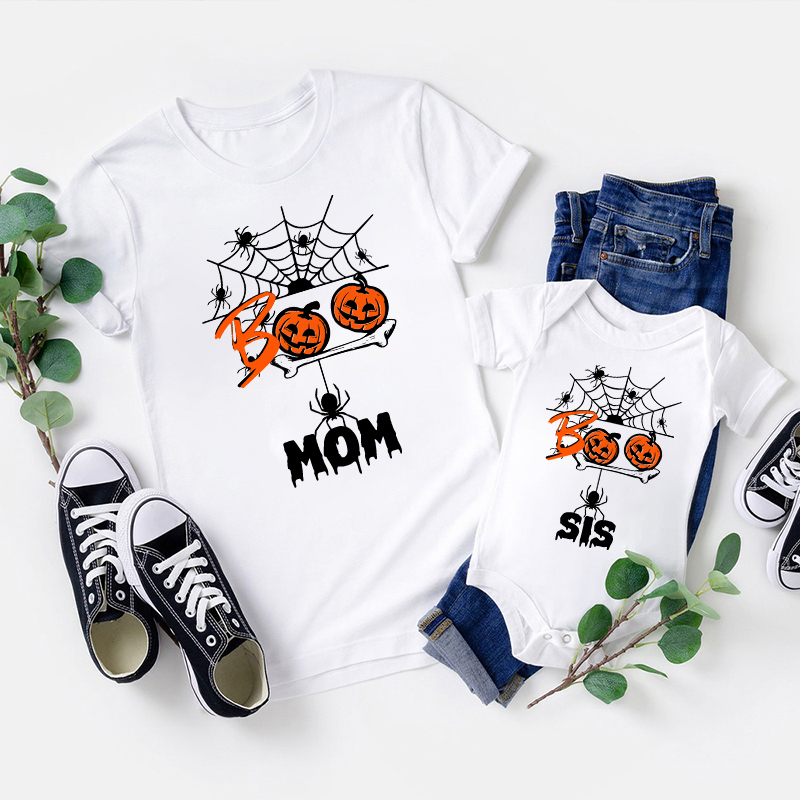 Personalized BOO Matching Ghost Family Halloween Shirts