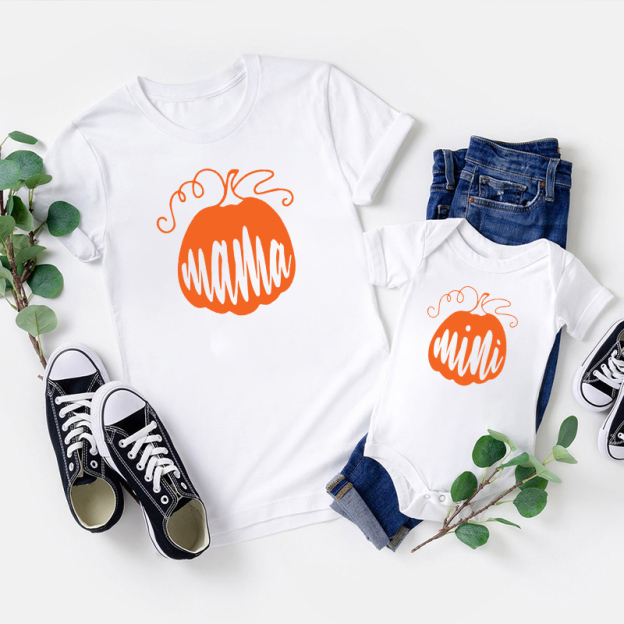 Halloween Personalized Family Pumpkin Matching Shirts