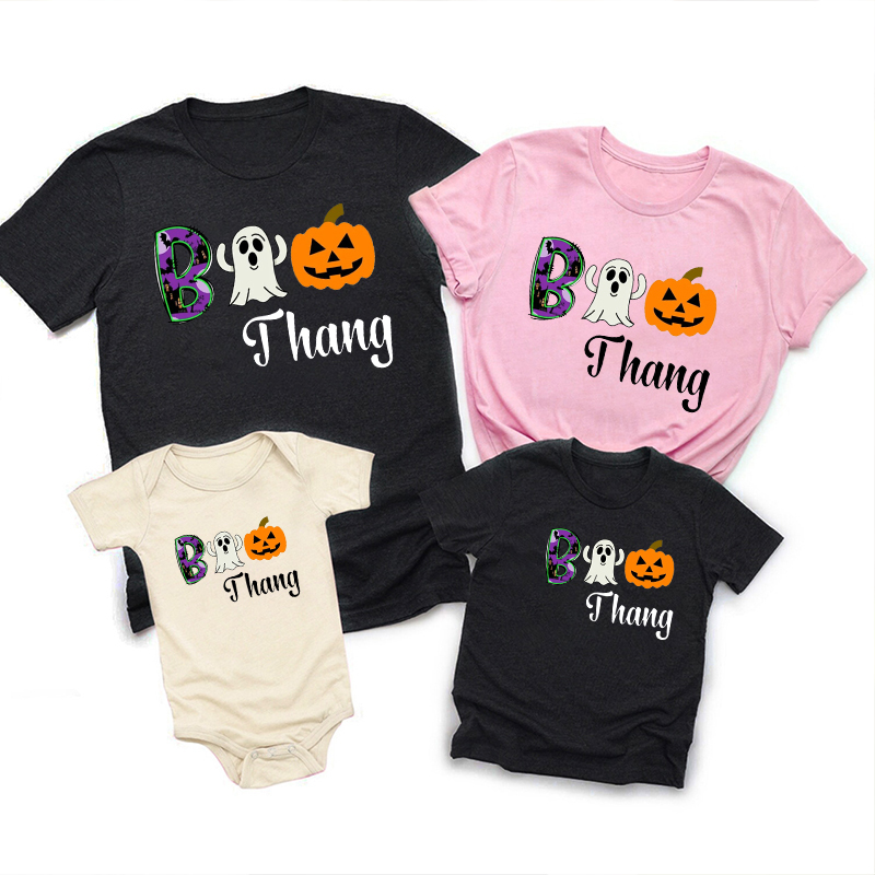 Boo Crew Halloween Family Matching Shirts