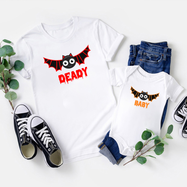 Halloween Bat Family Matching Shirts