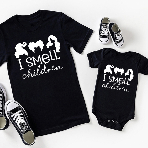 I Smell Children Fall Halloween Matching Shirts