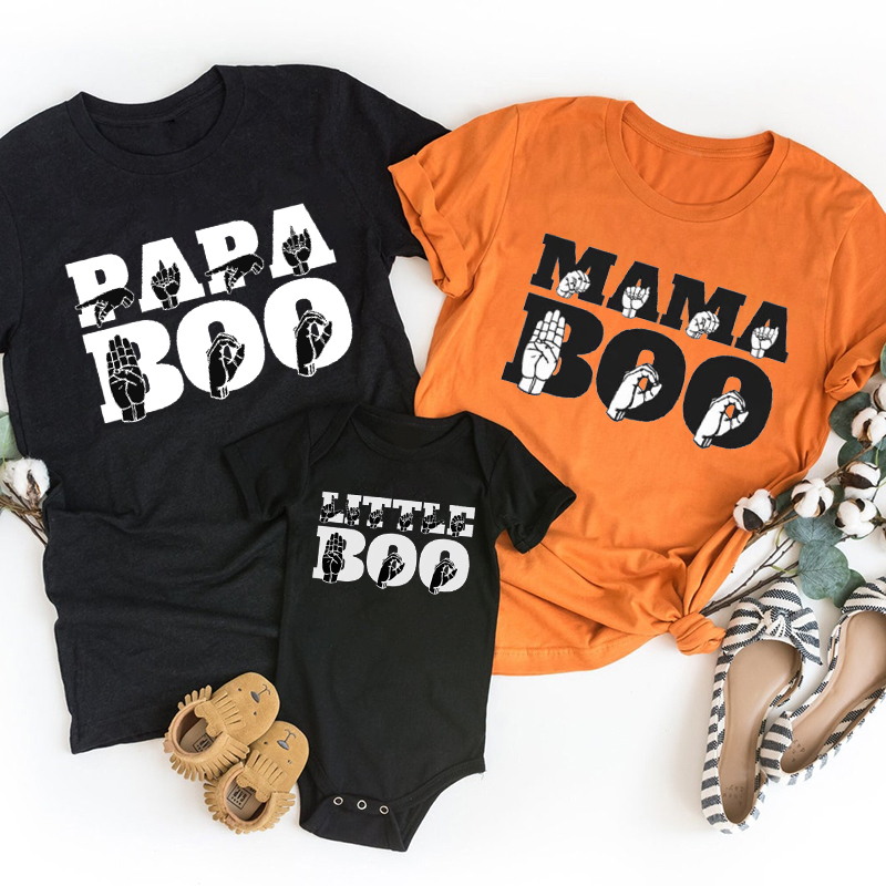 Sign Language Halloween Matching Shirts