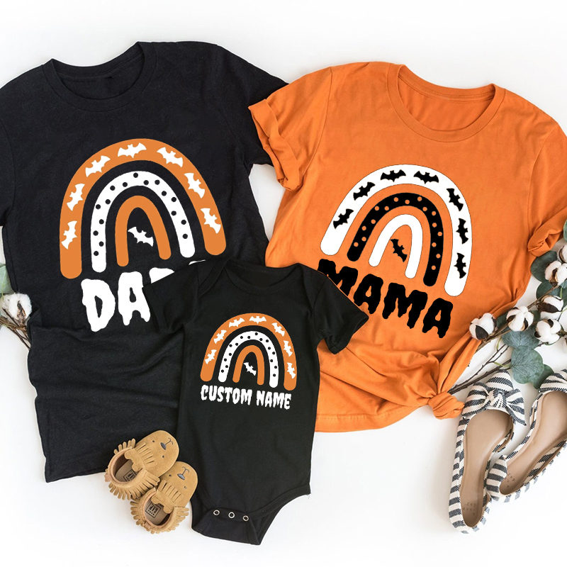 Rainbow Halloween Matching Shirts
