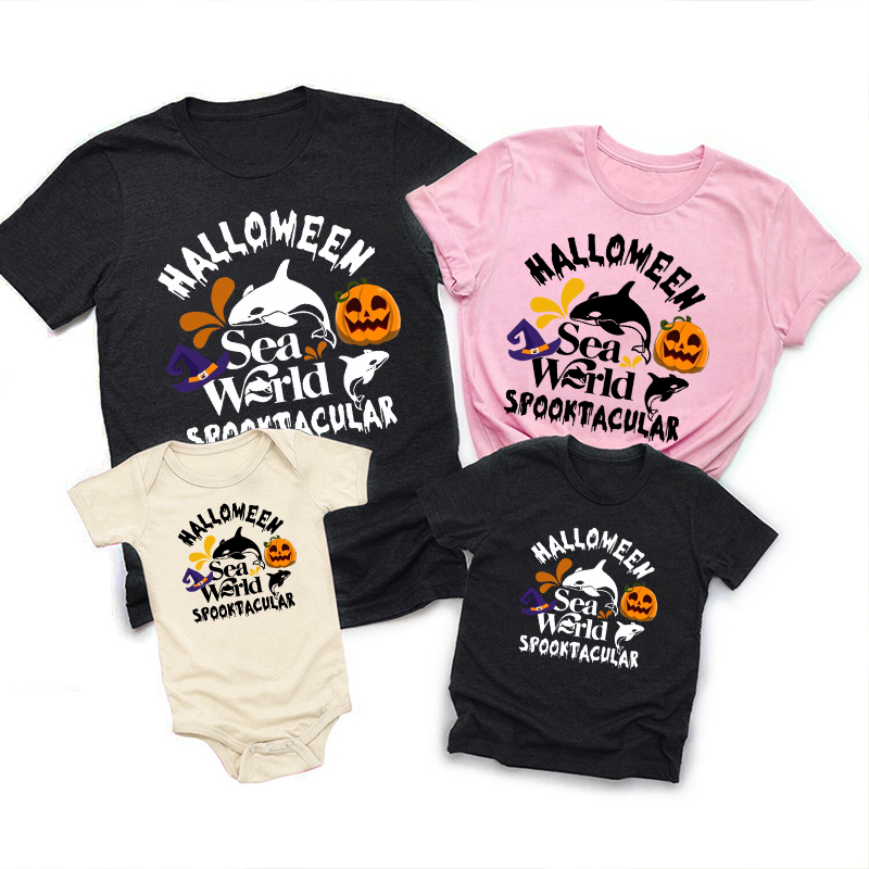 Sea World Halloween Matching Shirts