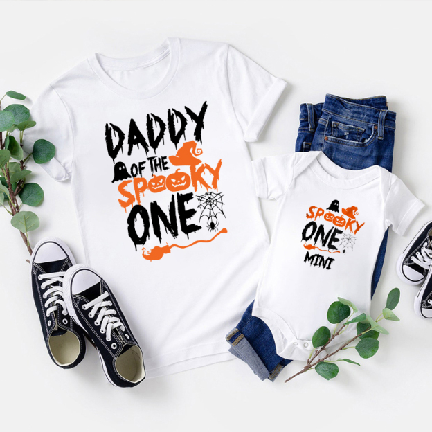 One Funny Spooky Halloween Family Matching Shirts