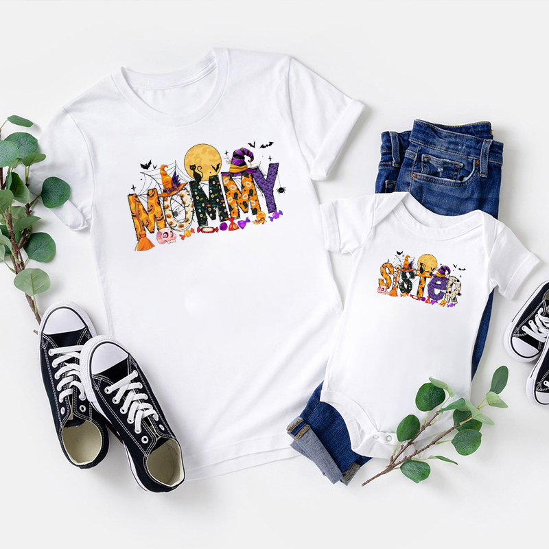 Pattern Halloween Family Matching Shirts