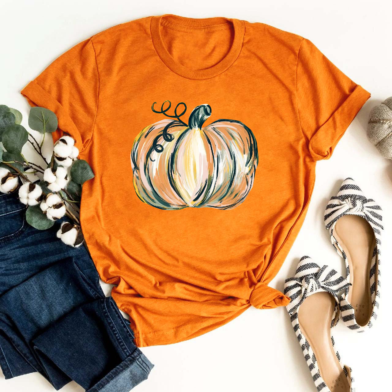 Cute Fall Pumpkin Autumn Shirt