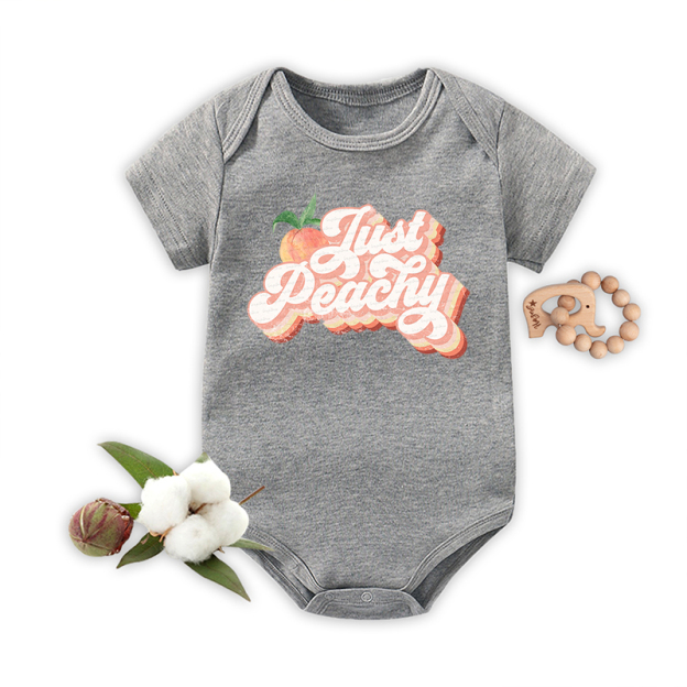 Just Peachy Bodysuit For Baby