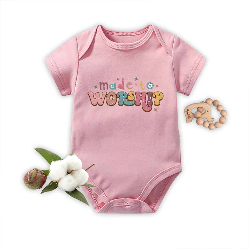 Made To Worship Bodysuit For Baby