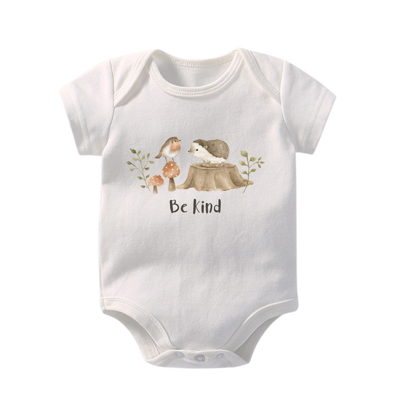 Be Kind Hedgehog Friend Baby Bodysuit