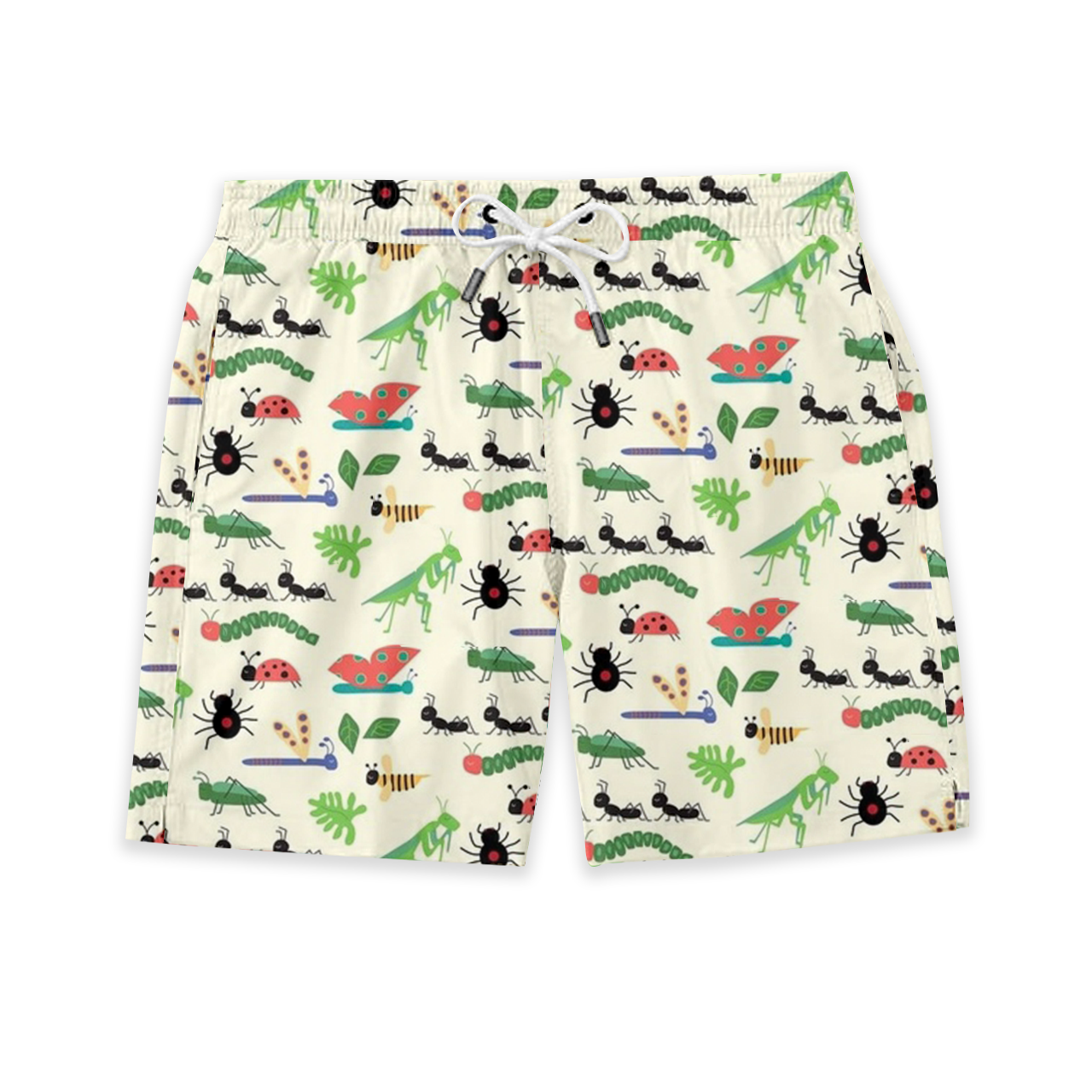 Insect Print Kids Shorts
