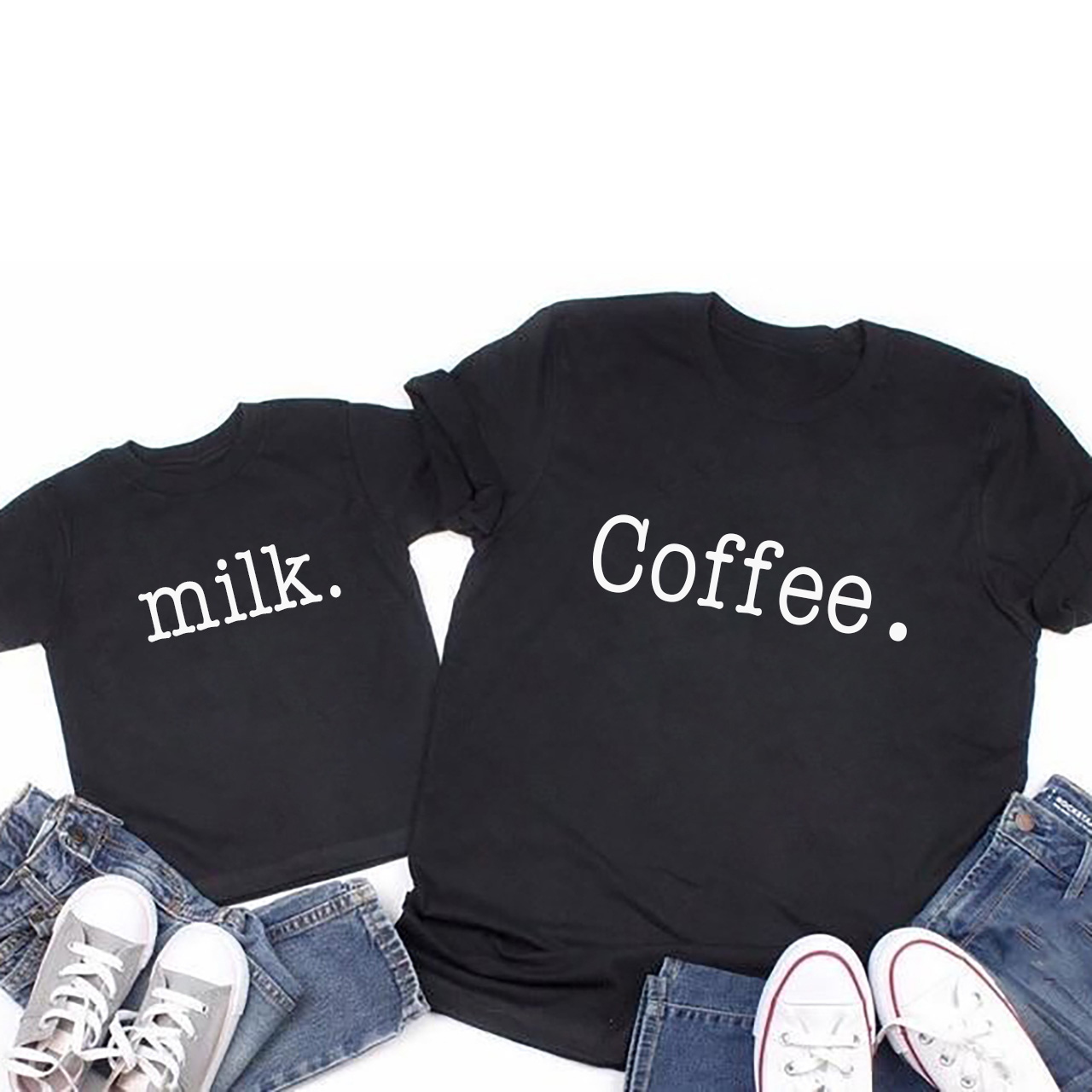 Coffee&Milk Girl Mama Matching Tees For Mother's Day