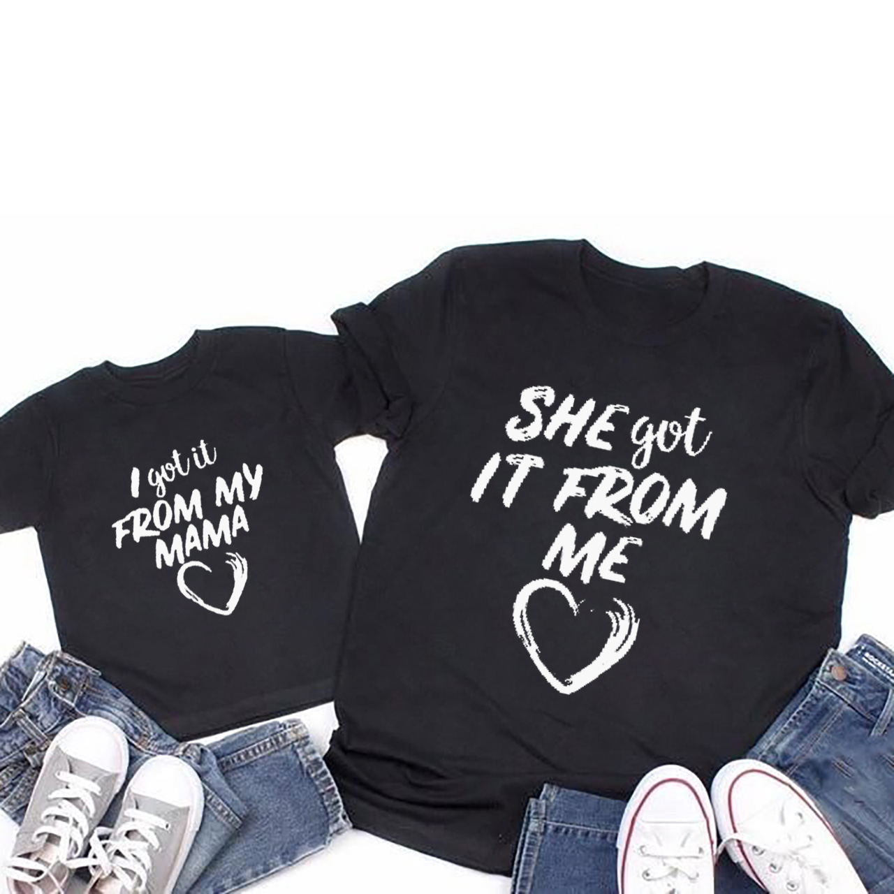She Got It From Me Mama Matching Tees For Mother's Day