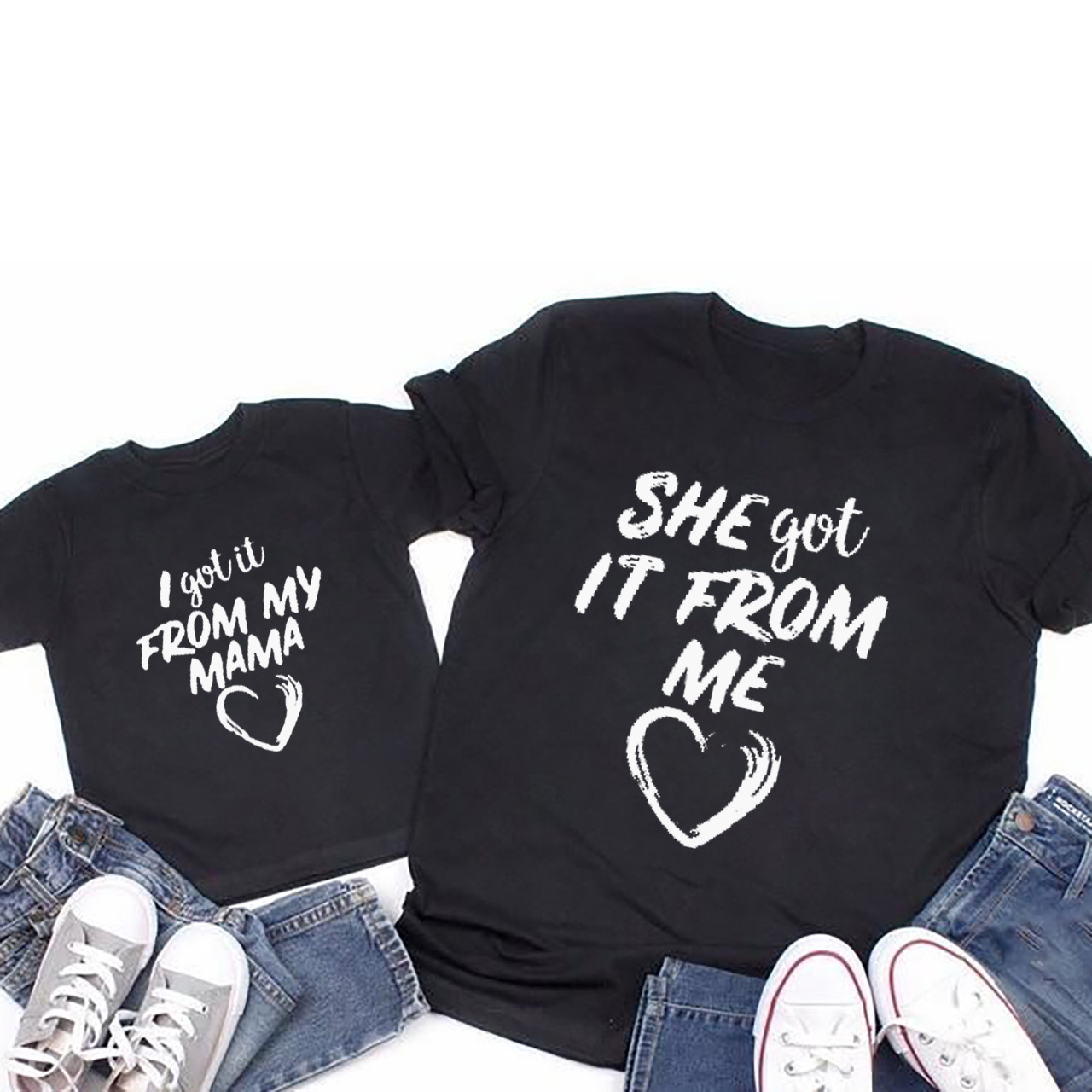 She Got It From Me Mama Matching Tees For Mother's Day