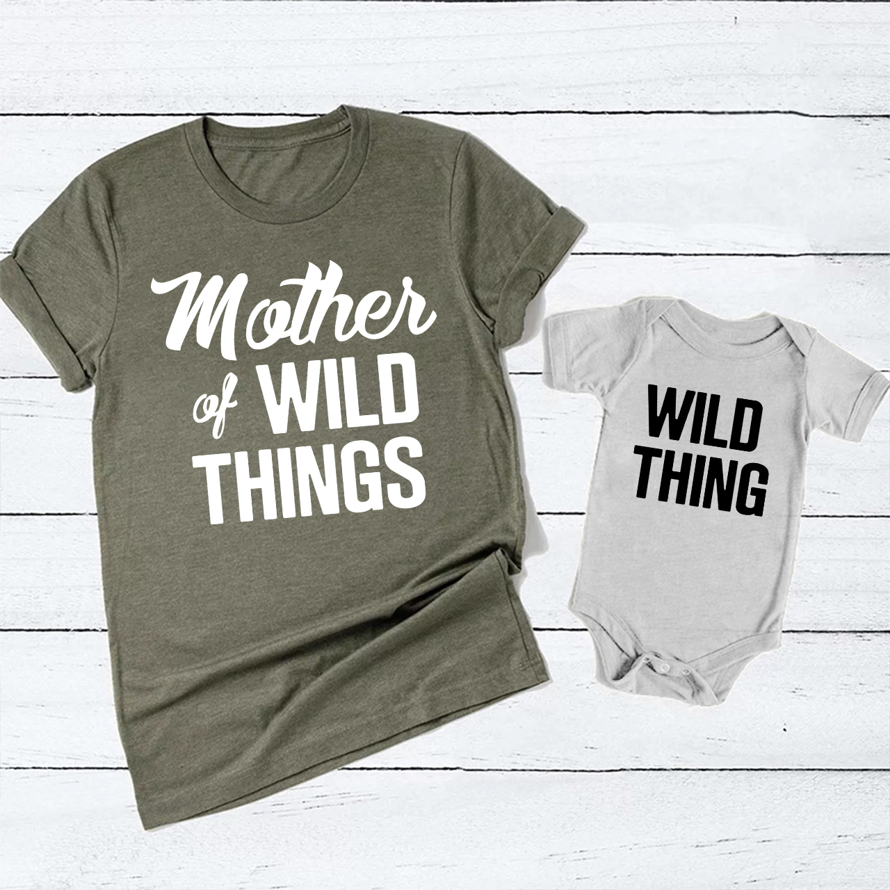 Mother Of WILD THINGS Matching Tees For Mother's Day