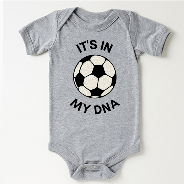 It's In My DNA Soccer Ball Baby Bodysuit